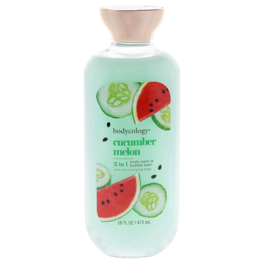 Cucumber Melon 2 in 1 Body Wash and Bubble Bath by Bodycology Women 16 oz